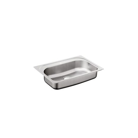 Moen 33"X22" Stainless Steel 18 Gauge Single Bowl Drop In Sink G181631